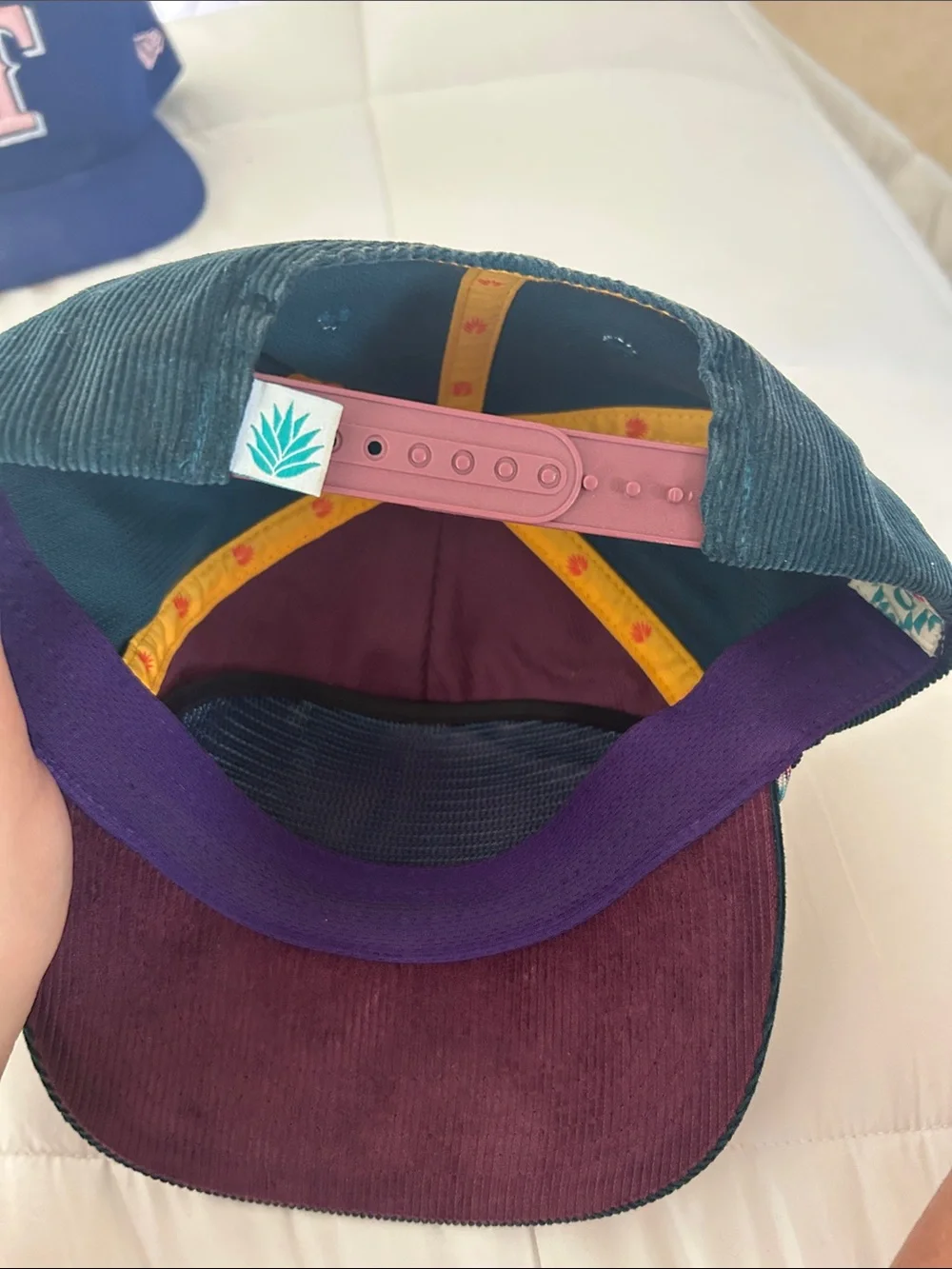 Sendero Provisions Brochacho Corduroy Trucker Hat — Teal
